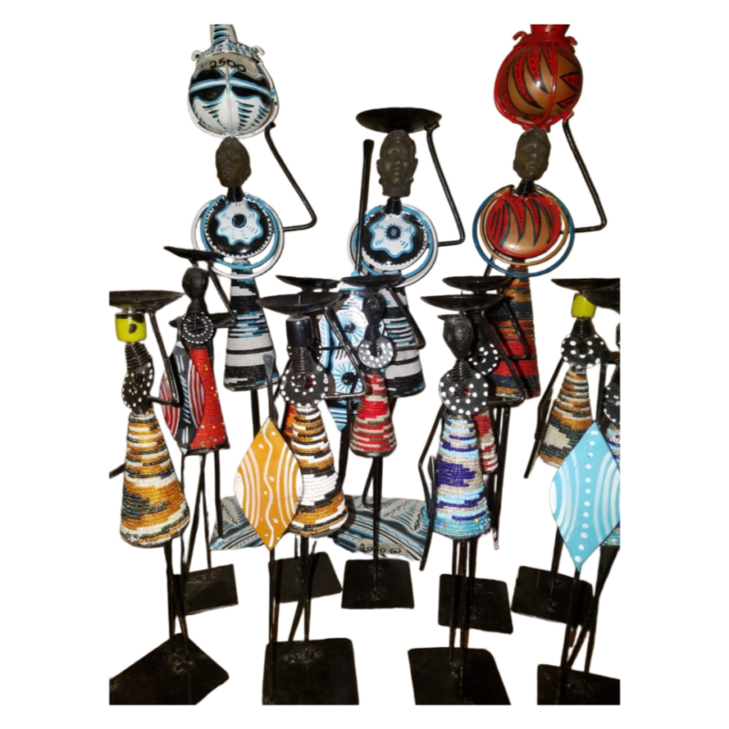 African Themed Candle Holder